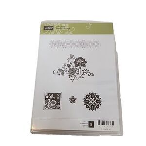 Stampin' Up! SALE-A-BRATION FRESH VINTAGE Stamp Set of 5 Floral‎ Tree Postage